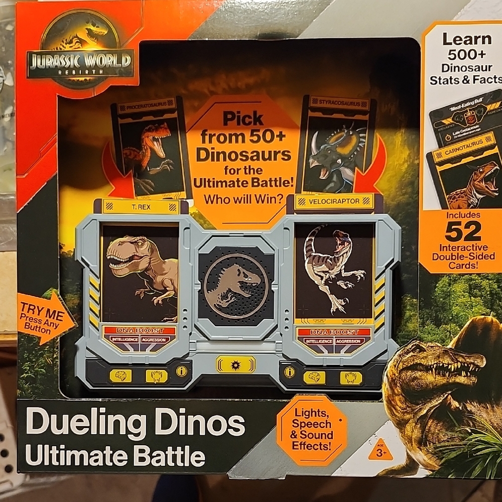 Jurassic World Rebirth Dueling Dinos Ultimate Battle Toy
